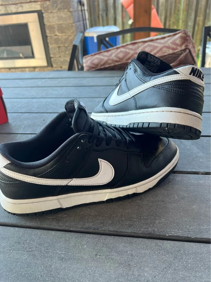 Nike Dunk Low Black Pandas - photo 4