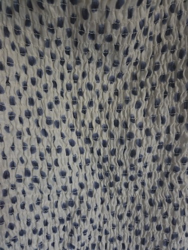 H&M blue and white polka dot camisole with ruffle straps - photo 3