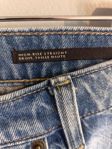 Banana Republic 32 inch light wash high rise straight leg jeans - photo 3