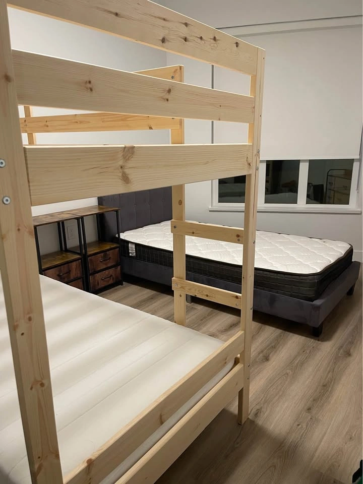 Moving Sale - IKEA MYDAL Bunk Bed Frame with One Mattress - photo 2