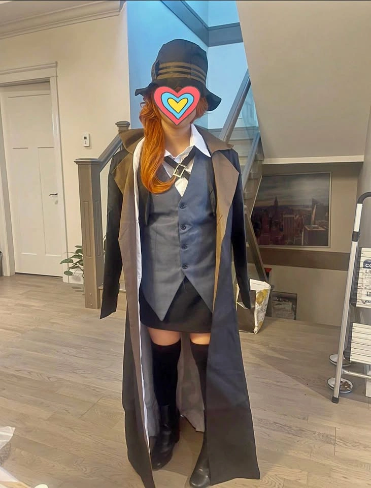 Chuuya Nakahara Cosplay Set (Bungo Stray Dogs) with Wig