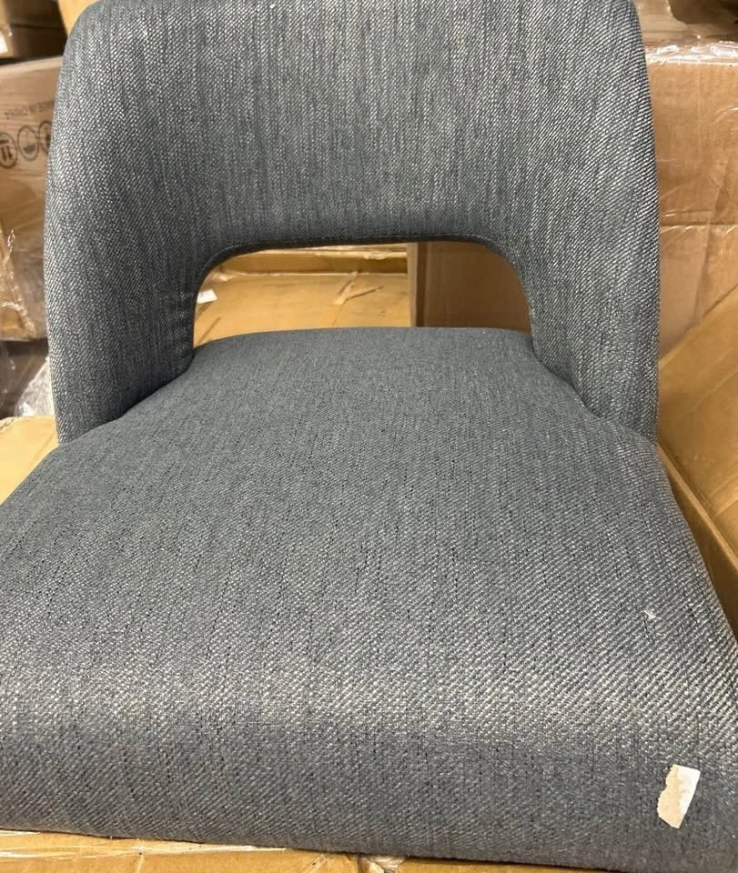 Set of 2 Gray Upholstered Bar Stools - photo 5