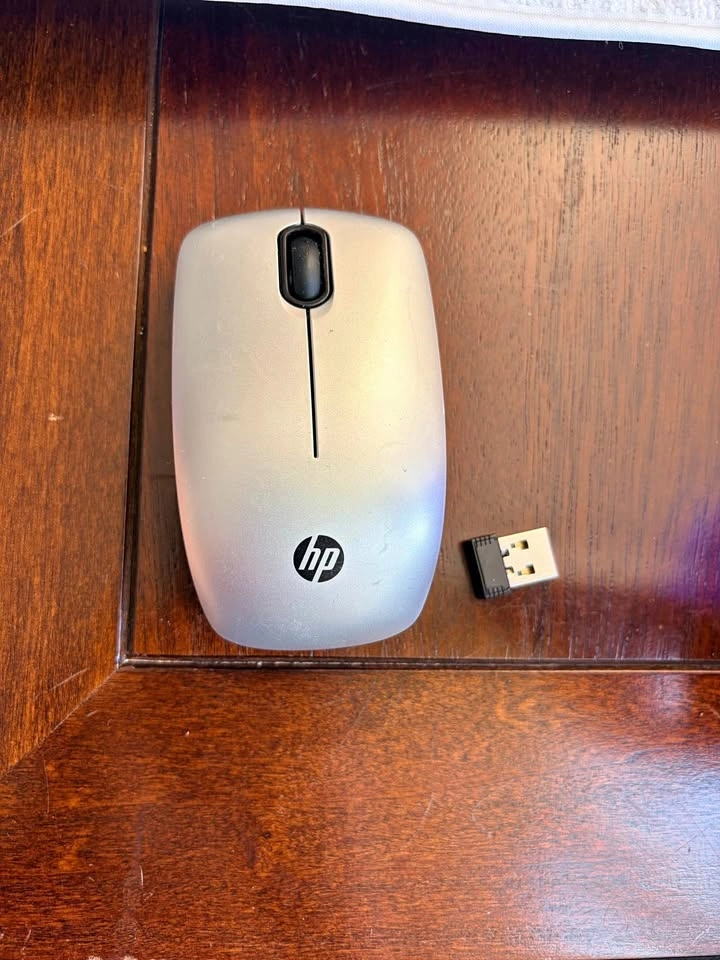 HP wireless mouse (includes batteries)