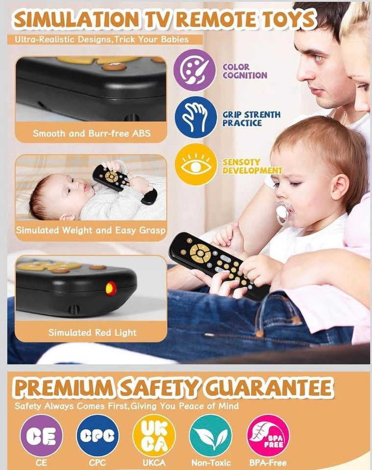 Orzbow Baby Remote Toy, Baby Remote Control Toys with Realistic - photo 3