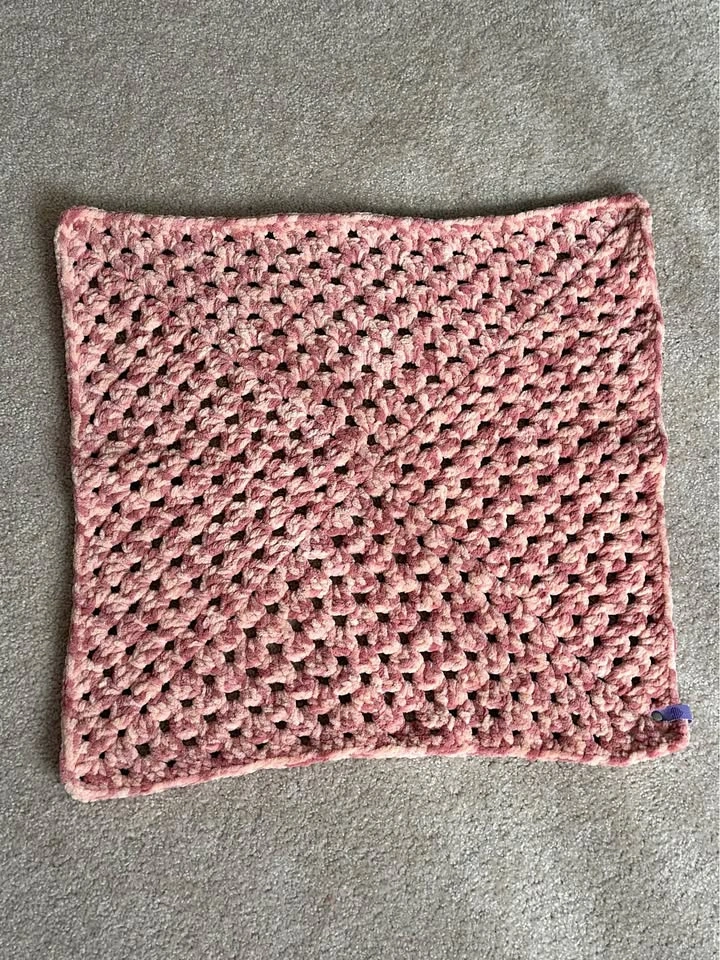 ✨ Handmade crochet mini blanket ✨