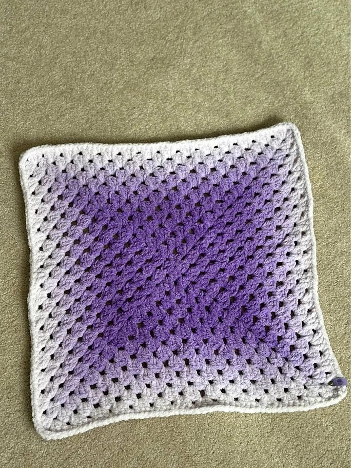 ✨ Handmade crochet mini blanket ✨
