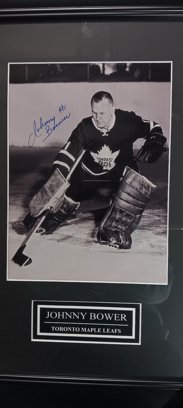 Framed Johnny Bower print, SIGNED, "When We Were Six" - photo 2