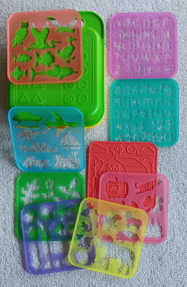 Stencils and Letter blocks for young English learners - photo 2