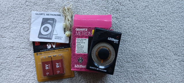 Vintage Quartz Wittner Metronome, model MT-50