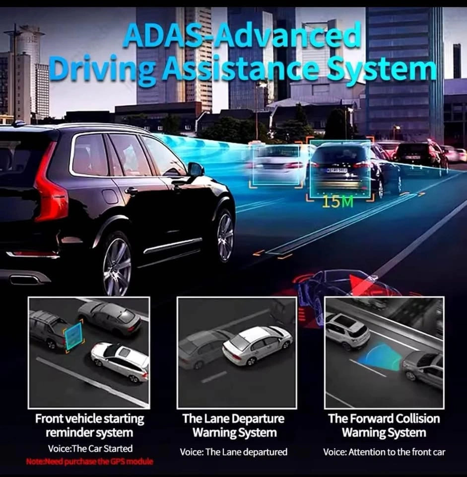 4K Carplay DashCam with Rev Cam, GPS, ADAS & Mirroring - photo 2