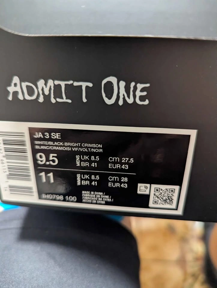 Nike Ja 3 SE Christmas size US M9.5 W11 - photo 5