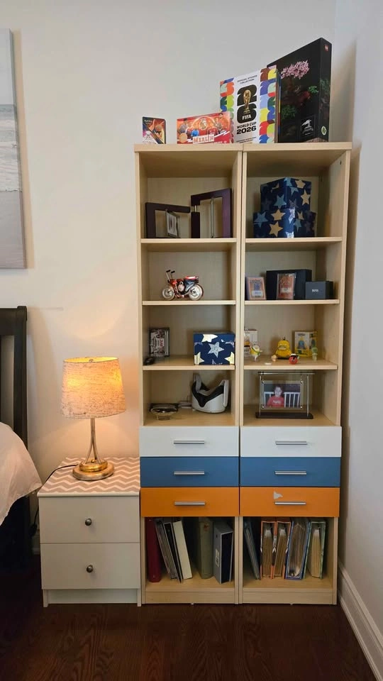Bookcase with Drawers - Set of 2