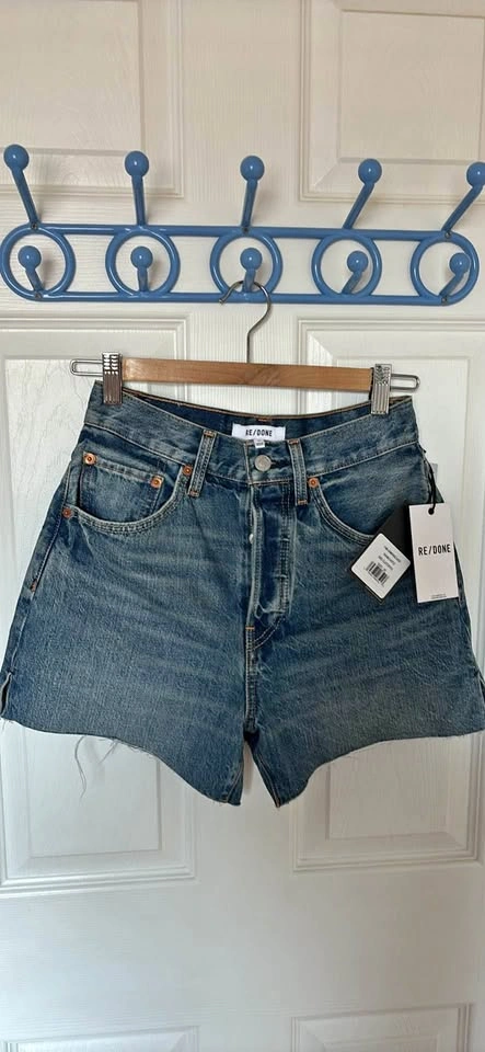 NWT Re/Done 50s Cutoff Denim Shorts | Size 25