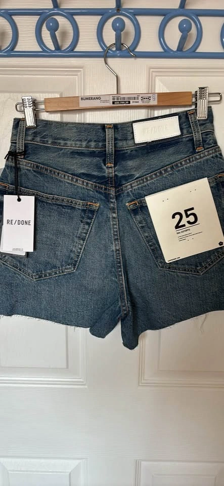 NWT Re/Done 50s Cutoff Denim Shorts | Size 25 - photo 2