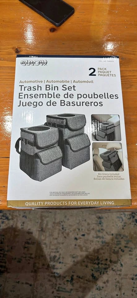 Brand new car Trash bin set