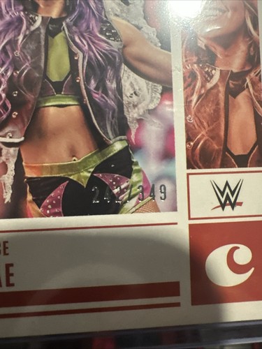 2023 Panini Chronicles WWE #97 Candice LeRae Parallel Silver 242 - photo 2