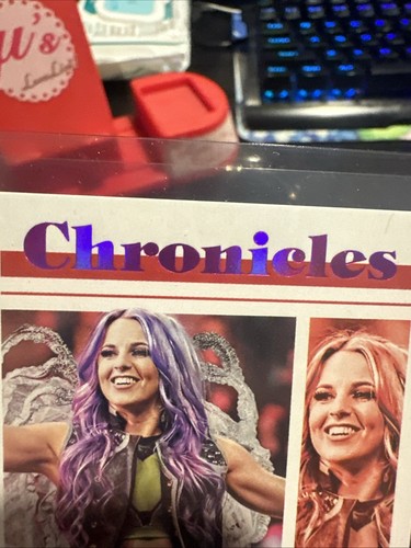 2023 Panini Chronicles WWE #97 Candice LeRae Parallel Silver 242 - photo 3
