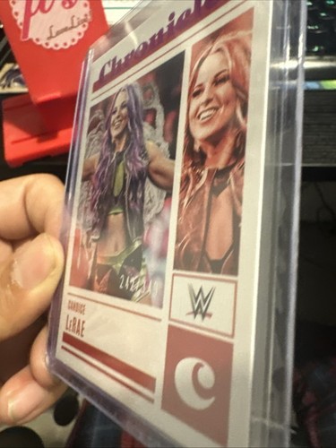 2023 Panini Chronicles WWE #97 Candice LeRae Parallel Silver 242 - photo 4