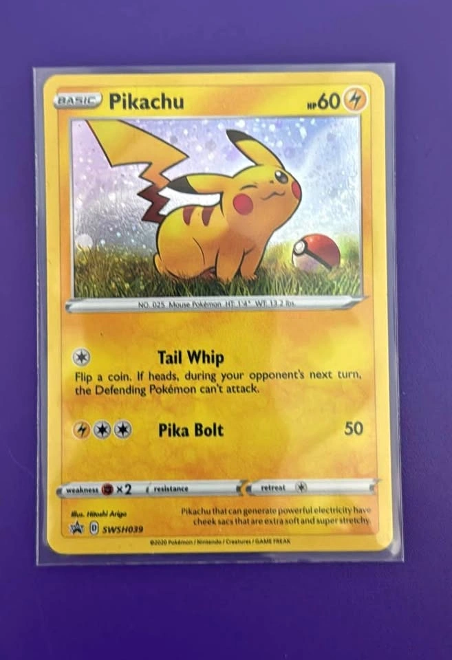 Pokémon pikachu card