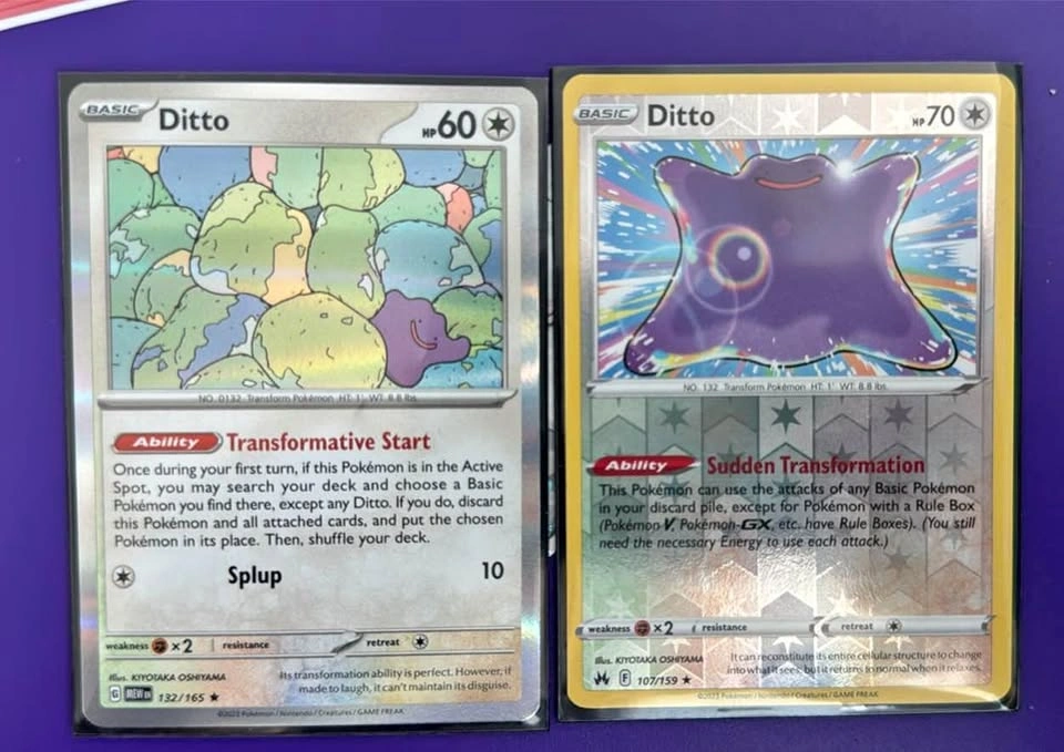 Pokémon ditto cards