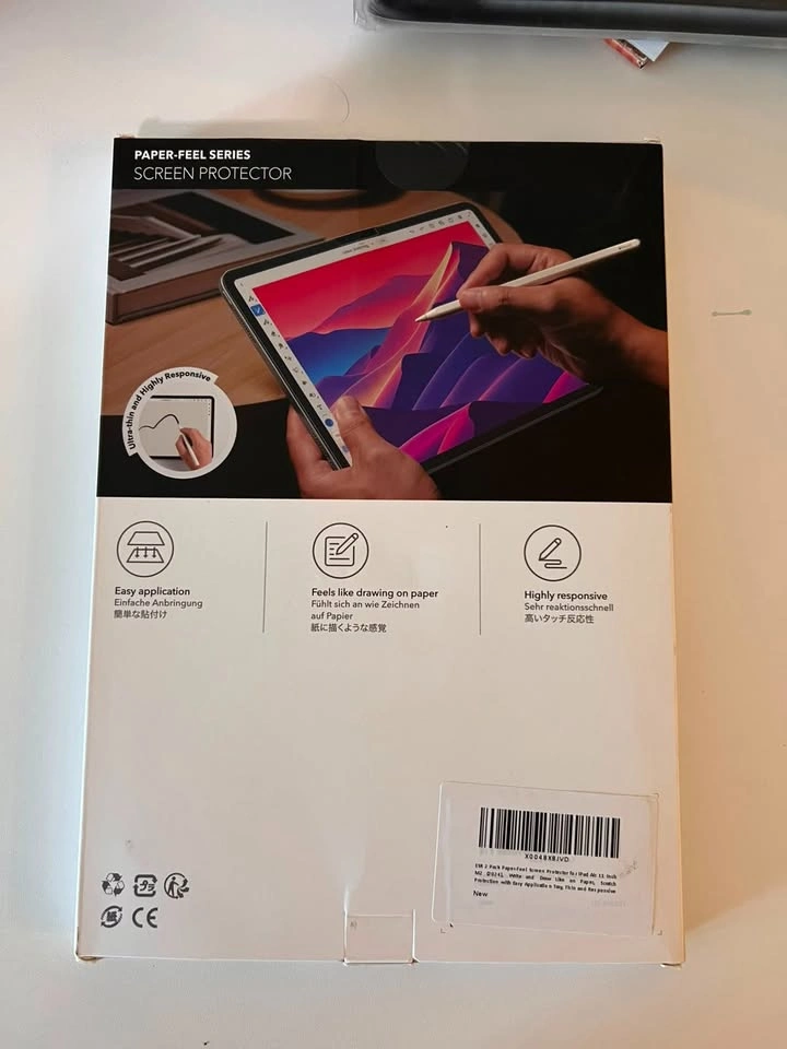 NEW ESR Paper Feel Screen Protector for iPad Air 11" (2 Pack) - photo 2