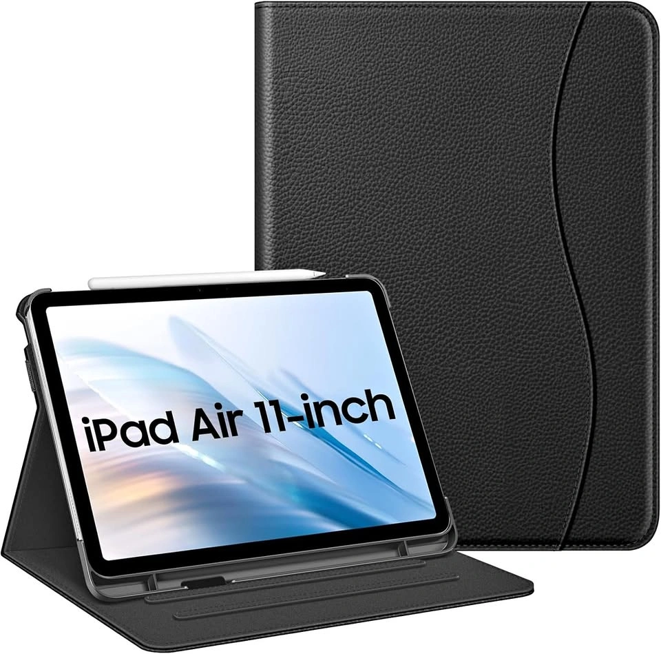 NEW Fintie iPad Air 11"/10.9" Case with Pencil Holder (Black)