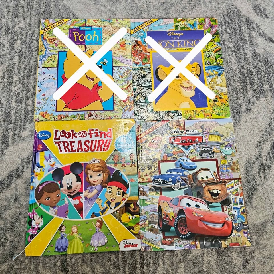 Disney Look and Find Book Set of 2