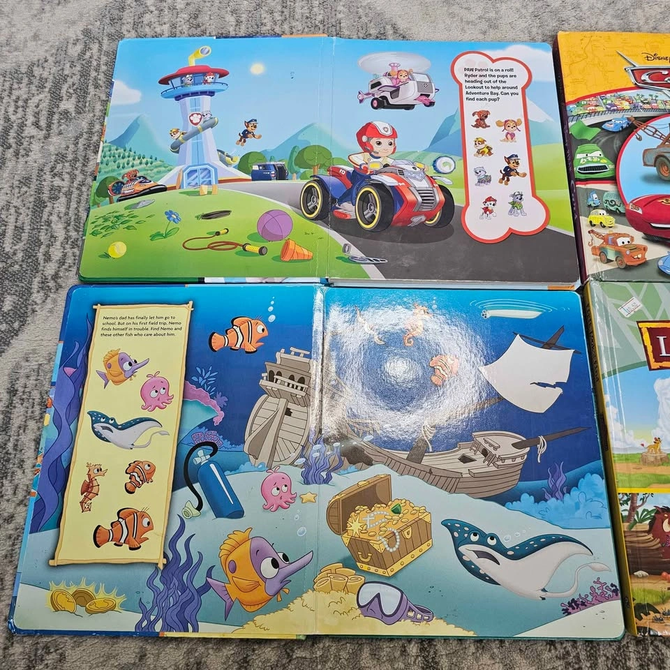 Disney Pixar and Nickelodeon First Look and Find Board Book Set - photo 2