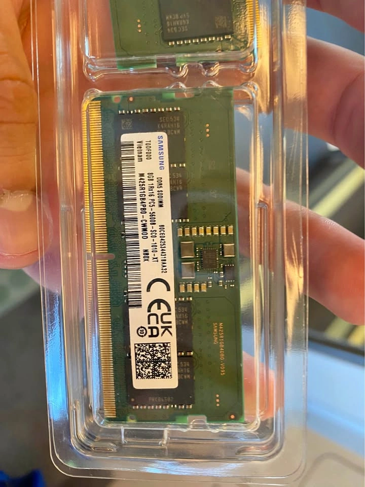 Samsung 16GB (2x8GB) DDR5 5600MHz SODIMM Laptop RAM