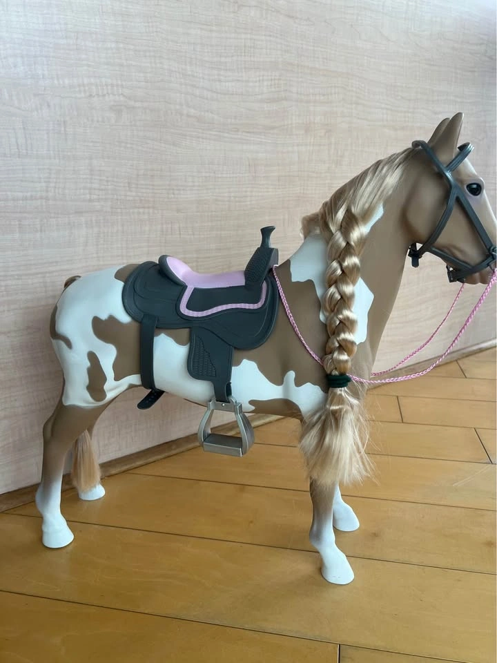 Our Generation 18-Inch Doll Riding Outfit and Palomino Horse - photo 4