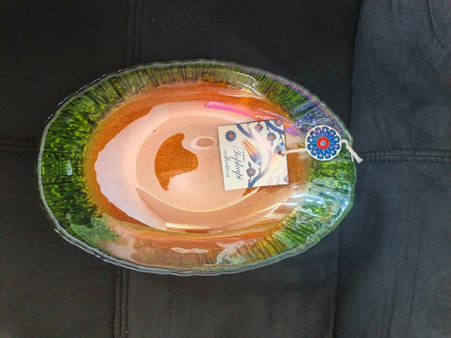 Topkapi Collection Hand Decorated Glass Bowl
