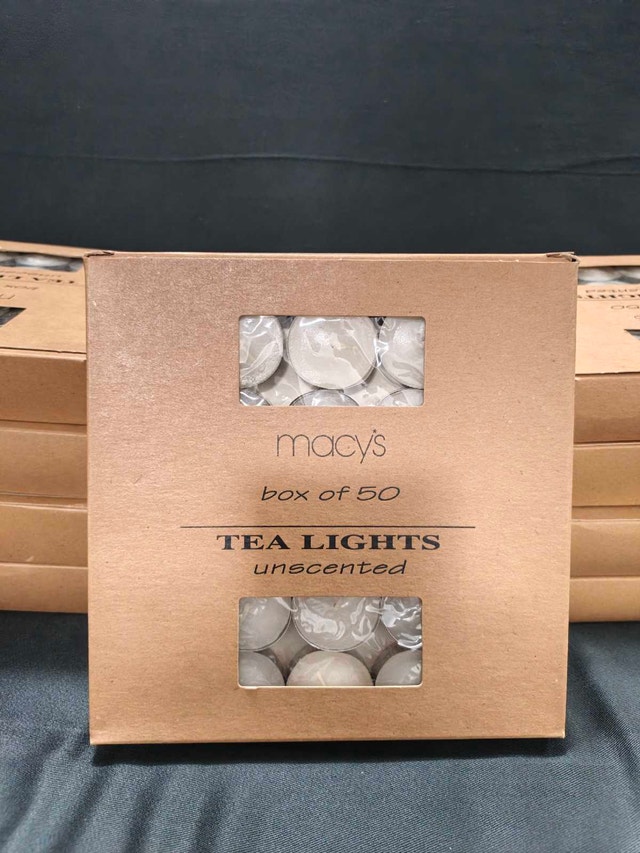Macy's Unscented Tea Lights - Box of 50 - photo 3