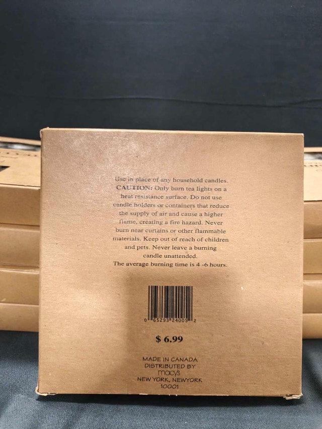 Macy's Unscented Tea Lights - Box of 50 - photo 4