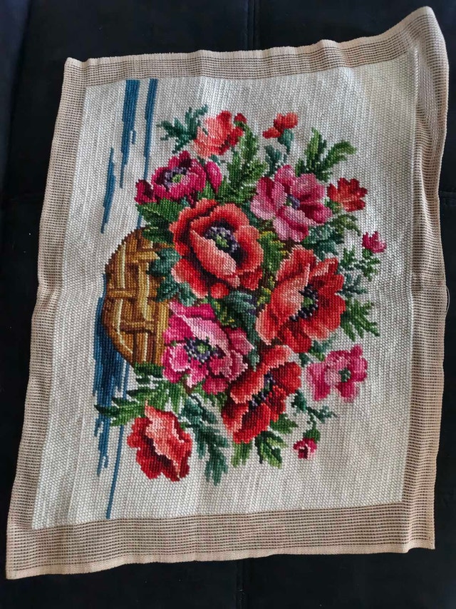 Floral Needlepoint Tapestry - photo 2