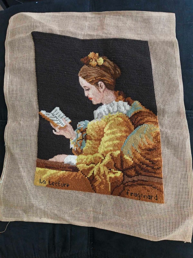 La Lecture Fragonard Cross Stitch - photo 2