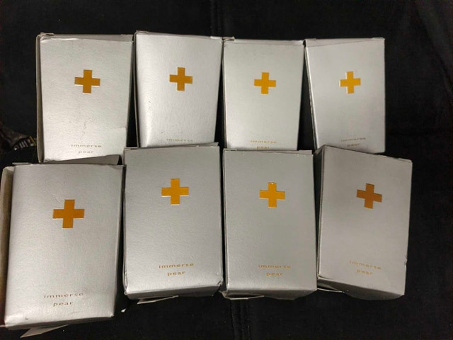 Immerse Pear Pillar Candles