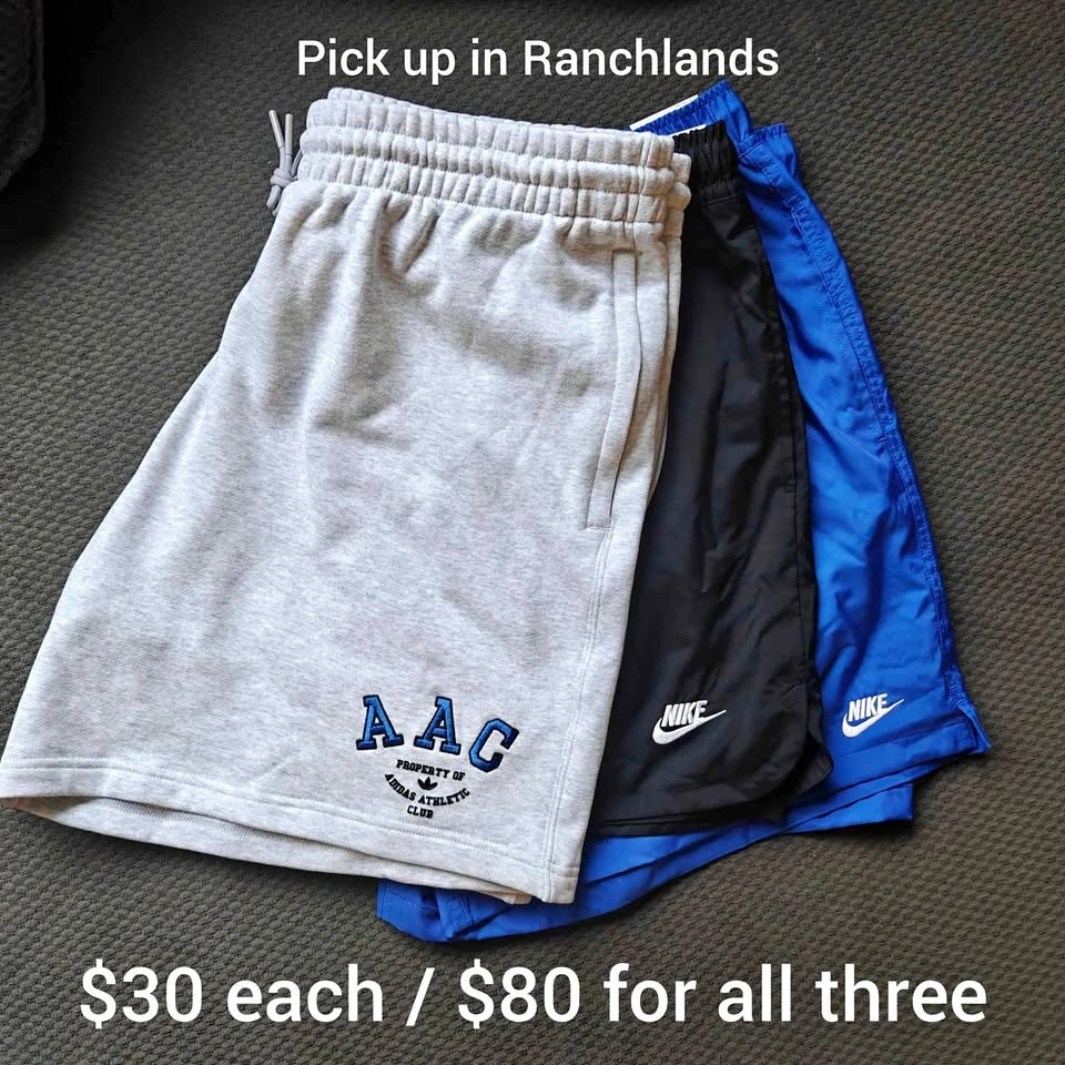 NWT - XL Men's shorts - Nike & Adidas