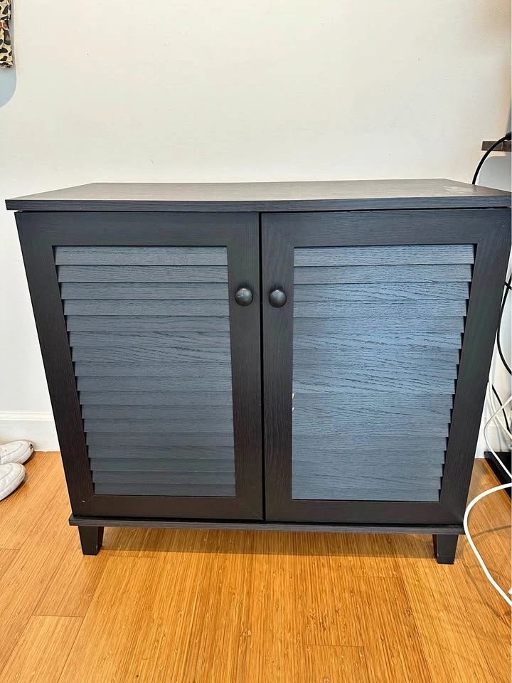Black shoe storage / cabinet