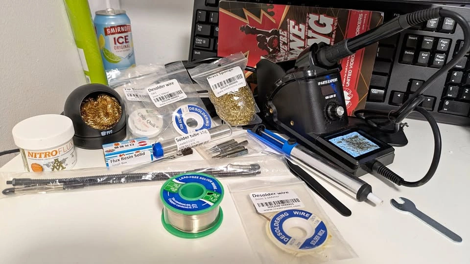 Soldering Iron Station Kit + Accessories