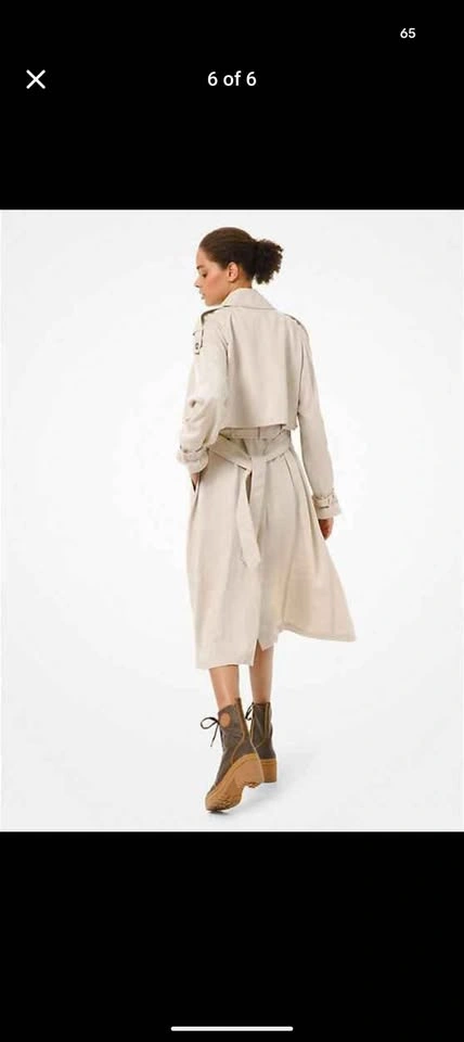 Brand new Michael Kors trench-style jacket in a beautiful Dune ( - photo 4