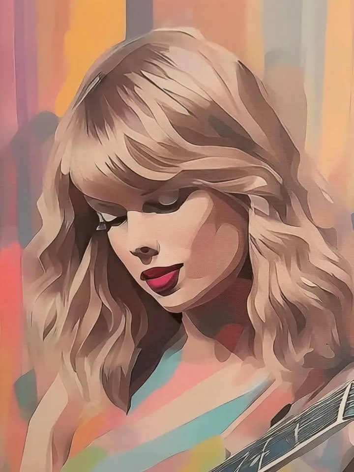 Taylor Swift Canvas Wall Art-Ready To Hang image indicator(3)