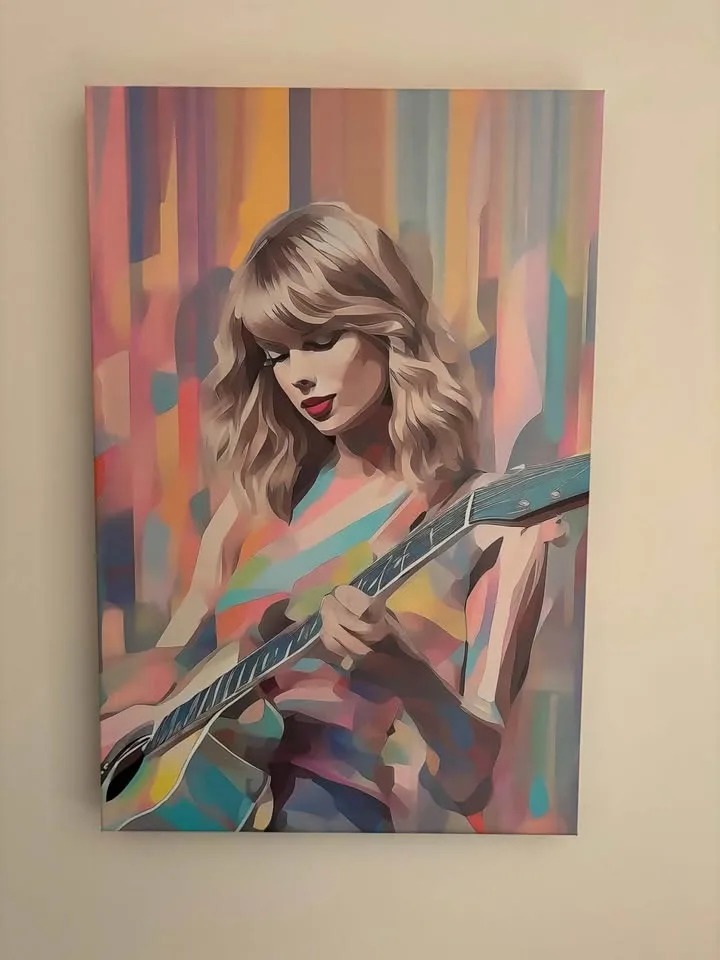 Taylor Swift Canvas Wall Art-Ready To Hang image indicator(4)