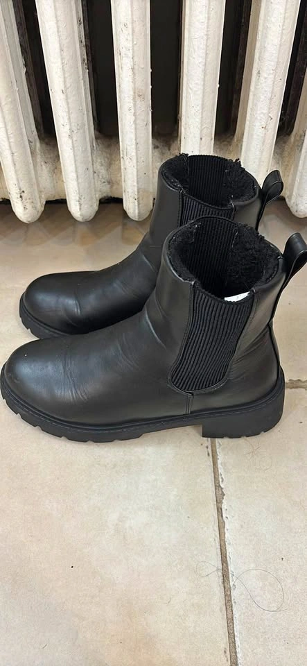 MOVING SALE Black Chelsea Ankle Boots