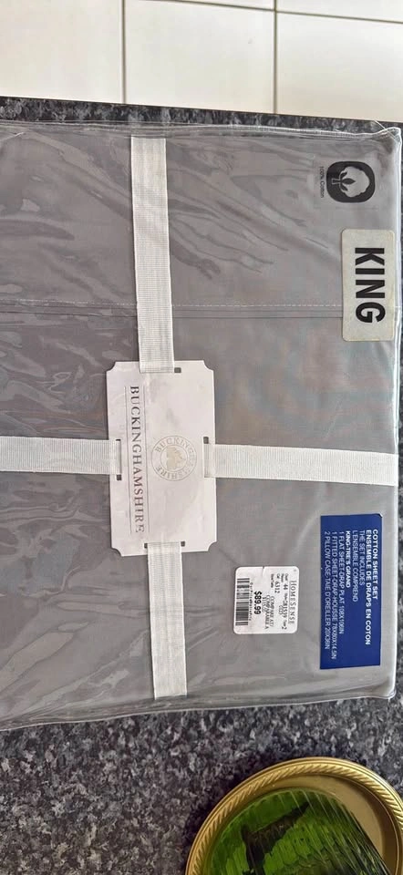 Bed Sheets- King size 100% cotton