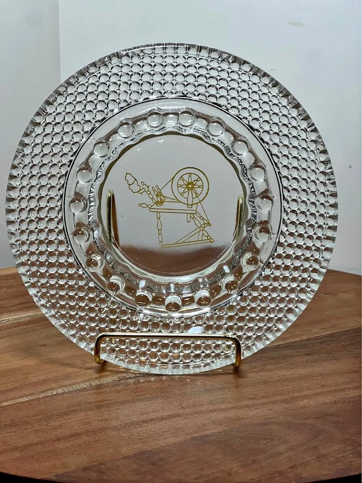 Vintage Duncan Miller Clear Glass Hobnail Ashtray