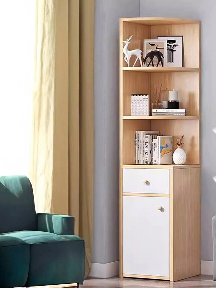 Brand new Multifunctional Corner Cabinet Shelf with Drawer
