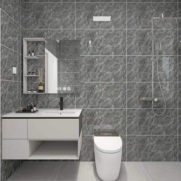 WAP001 A1726 PVC Peel and Stick Marble Look Backsplash Tiles - photo 3