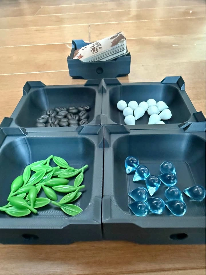 Board Game Organizer Kit | Token Trays + Card Holder