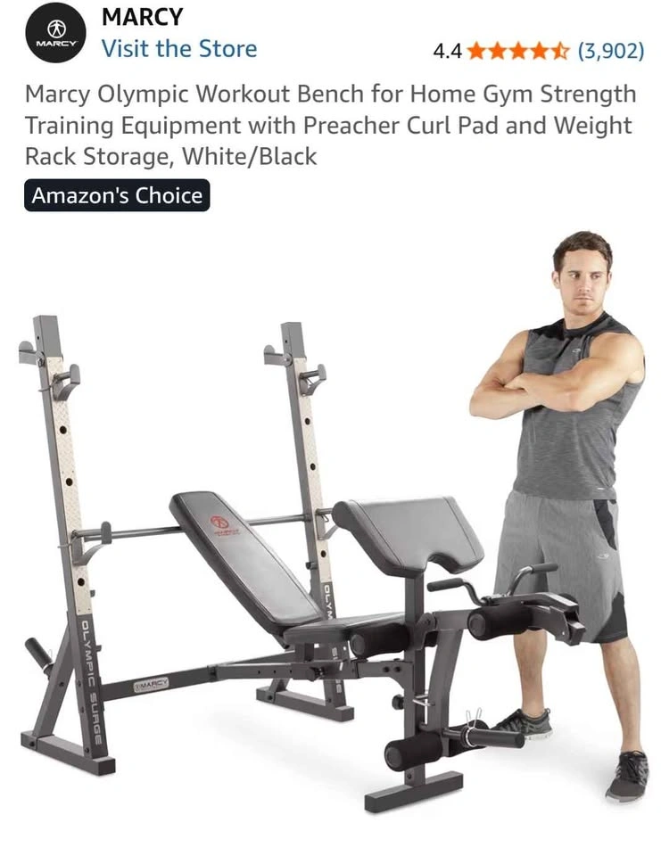 Marcy Diamond Elite Olympic Weight Bench - photo 5