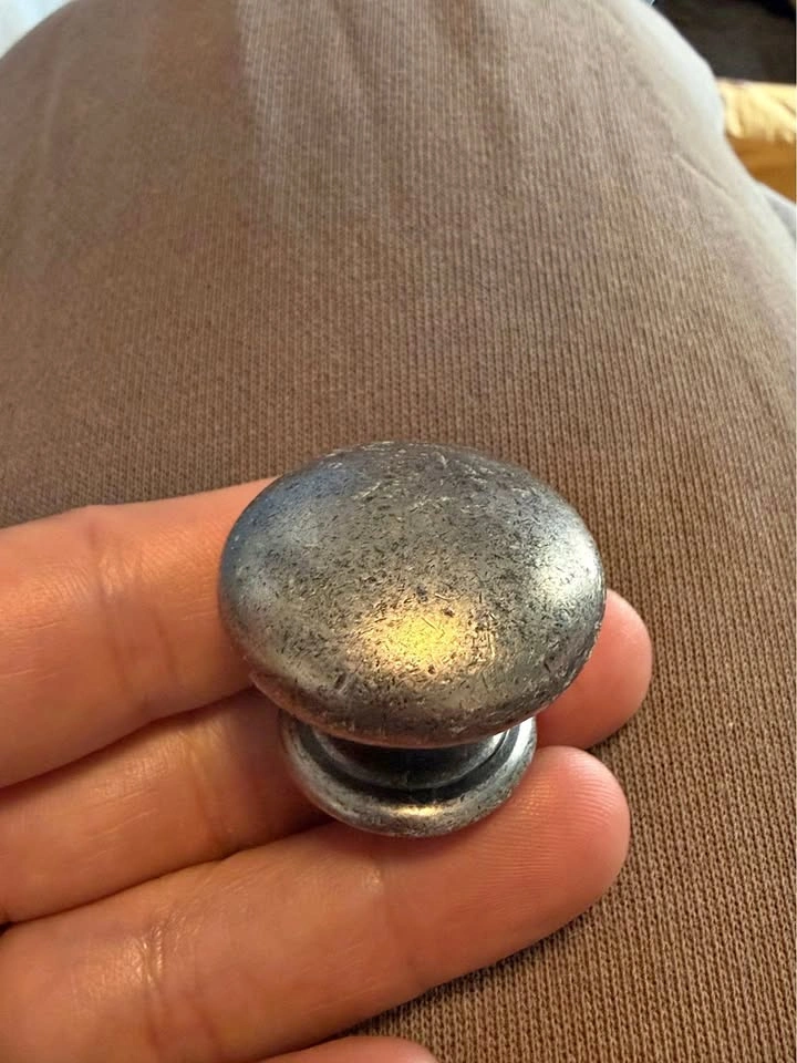 Pewter Traditional Cabinet Mushroom Knob